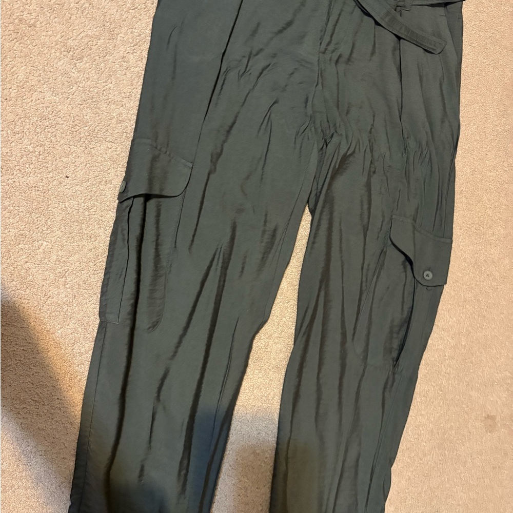 Dark Green Cargo Pants